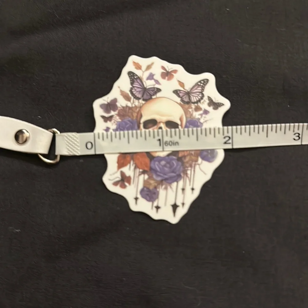 Floral skull stickers/decals - Picture 2 of 6